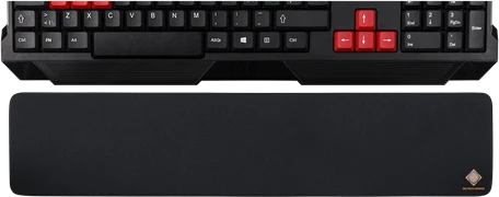 Deltaco Gaming Wrist Pad large für 100% Fullsize Tastaturen, schwarz