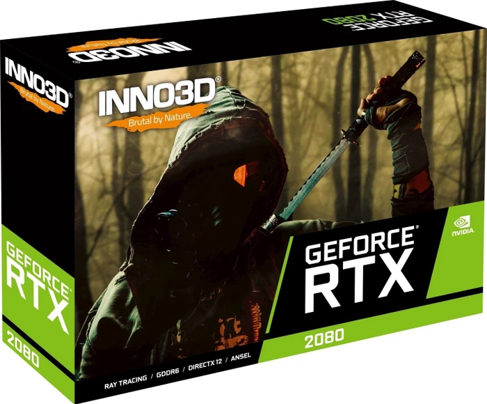 INNO3D GeForce RTX 2080 Jet, 8GB GDDR6, HDMI, USB-C, 3x DP