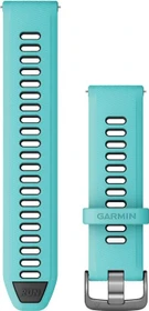 Garmin Schnellwechsel Ersatzarmband 130-205mm Silikon für Garmin Forerunner 265 aqua/black