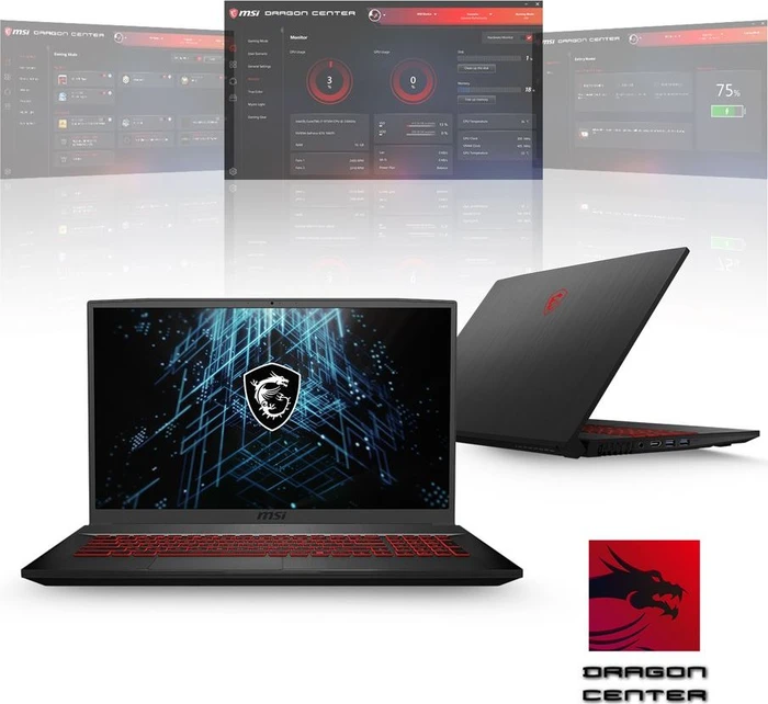 MSI GF75 Thin 10UEK-027, Core i7-10750H, 16GB RAM, 512GB SSD, GeForce RTX 3060, DE