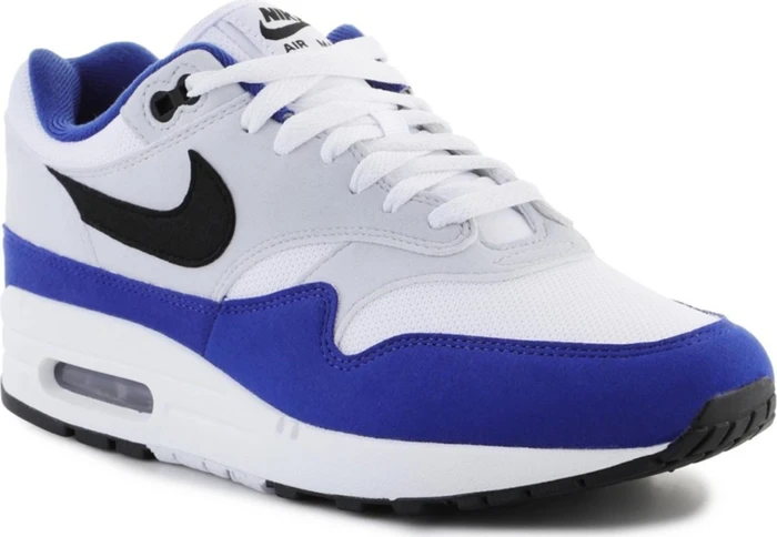 Nike Air Max 1 white/deep royal blue/pure platinum/black (Herren)