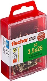 fischer PowerFast FPF-ST A2P 100 T30 Spanplattenschraube, 6x120mm, 100 Stück