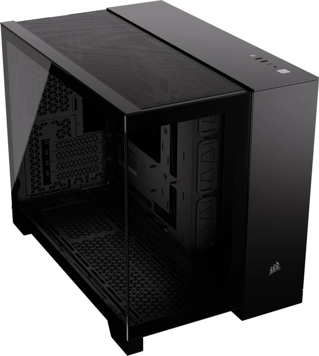 Corsair 2500X, schwarz, Glasfenster