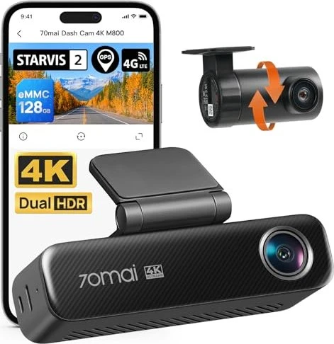 70mai Dash Cam 4K M800