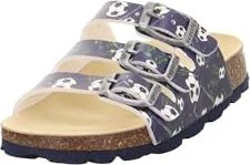 Superfit Fussbettpantoffel Sandale blau/mehrfarbig (Junior)