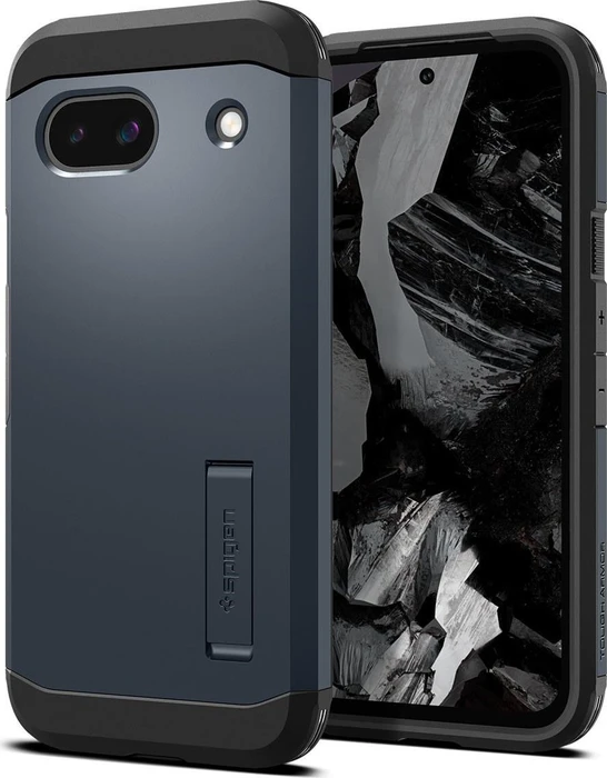 Spigen Tough Armor für Google Pixel 8a Metal Slate