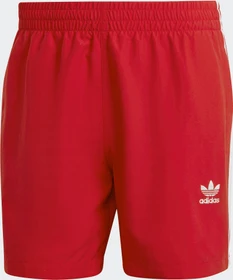 adidas Originals Adicolor 3-Streifen Badeshorts better scarlet/white (Herren)