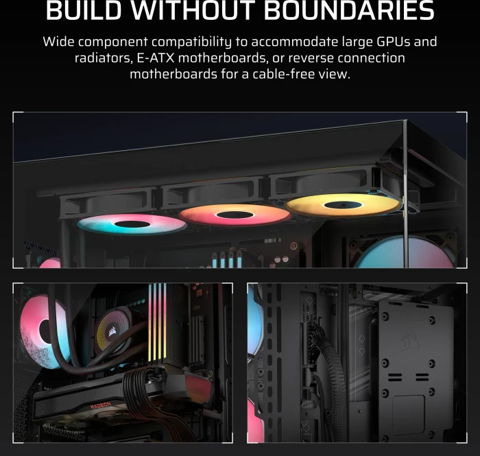Corsair 3500X RS-R ARGB, schwarz, Glasfenster