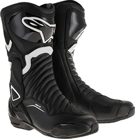 Alpinestars SMX-6 V2 Motorradstiefel schwarz/weiß