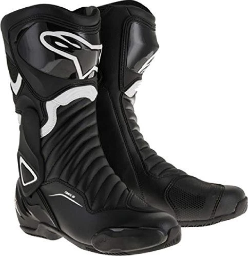 Alpinestars SMX-6 V2 Motorradstiefel schwarz/weiß