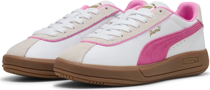 Puma Club Klassika puma white/pink pixel/vapor gray (Damen)