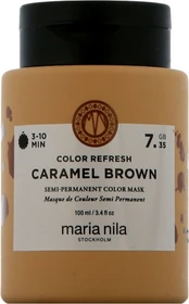 Maria Nila Colour Refresh 7.35 Caramel Brown Farbmaske, 100ml