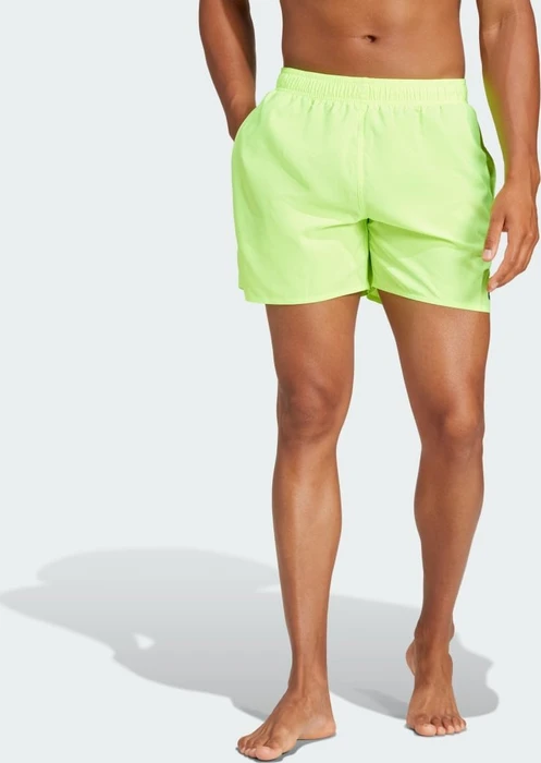 adidas Solid CLX Short-Length Badeshorts lucid lemon/black (Herren)