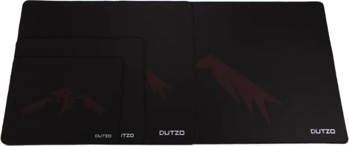 Dutzo Fushi Edged Gaming Mousepad Small, 300x240mm, schwarz/orange