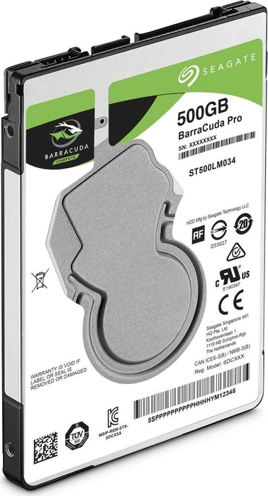 Seagate BarraCuda Pro Compute 500GB, 512e / 2.5" / SATA 6Gb/s