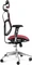 Diablo Chairs V-Basic Ergonomischer Bürostuhl, schwarz/bordeauxrot Vorschaubild