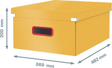 Leitz Click & Store Cosy Aufbewahrungsbox groß, A3, gelb