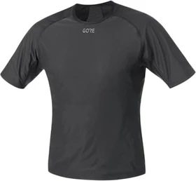 Gore Wear Windstopper Base Layer Funktionsshirt kurzarm schwarz (Herren)