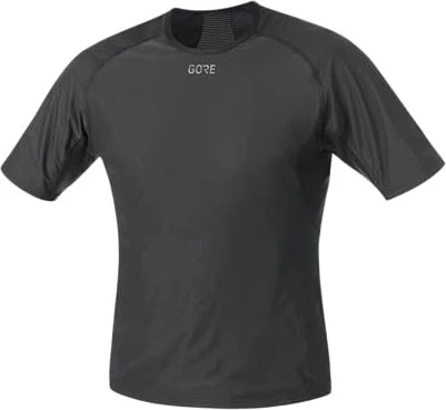 Gore Wear Windstopper Base Layer Funktionsshirt kurzarm schwarz (Herren)