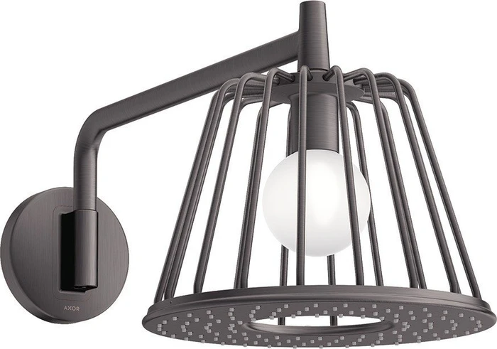 Hansgrohe Axor Nendo LampShower Kopfbrause 275 1jet mit Brausearm brushed black chrome