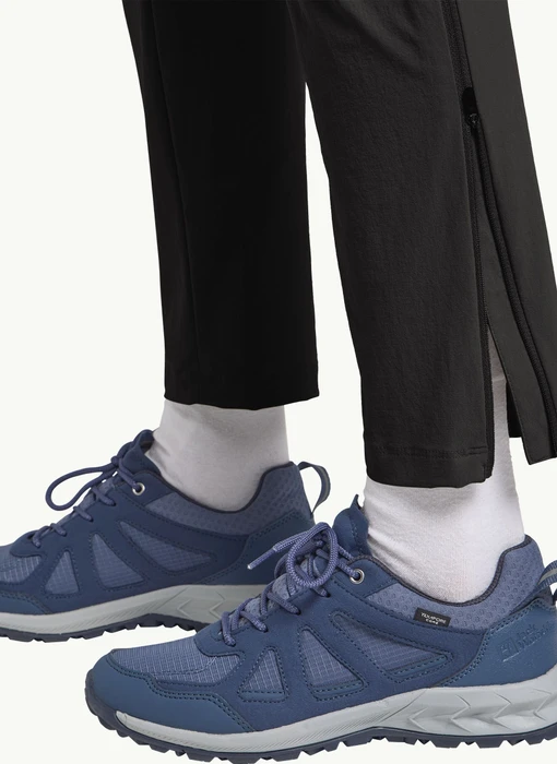 Jack Wolfskin Hikeout Zip Away Zip-Off Hose lang schwarz (Damen)