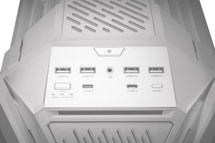 ASUS ROG Hyperion GR701 White, Glasfenster