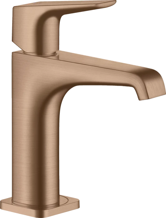 Hansgrohe Axor Citterio 130 mit Hebelgriff und Ablaufgarnitur brushed red gold