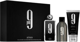 Afnan 9 PM EdP 100ml + Deo Spray 150ml + Duschgel 150ml Duftset