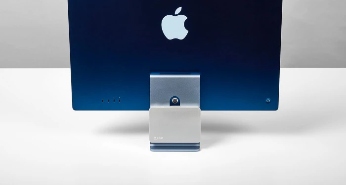 LMP USB-C DuoDock, 9-Port, 2x USB-C 3.0 [Buchse], silber