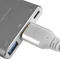 SilverStone EP08 USB 3.0 Typ-C auf HDMI Adapter, silber Vorschaubild