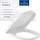 Villeroy & Boch O.novo WC-Sitz, mit Absenkautomatik (SoftClosing), mit abnehmbarem Sitz (QuickRelease), weiß alpin (9M38S101)
