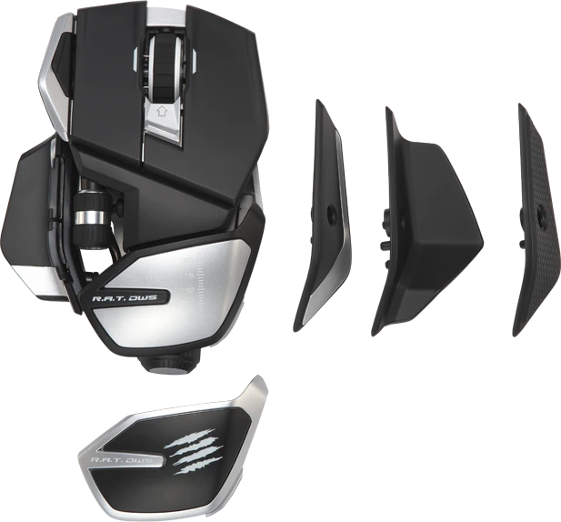 MadCatz R.A.T. DWS, schwarz/silber, USB/Bluetooth