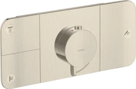Hansgrohe Axor One Thermostat mit 3 Ventilen brushed nickel