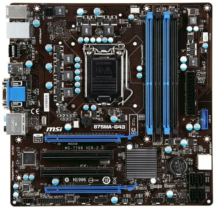 MSI B75MA-G43 (Intel 1155)