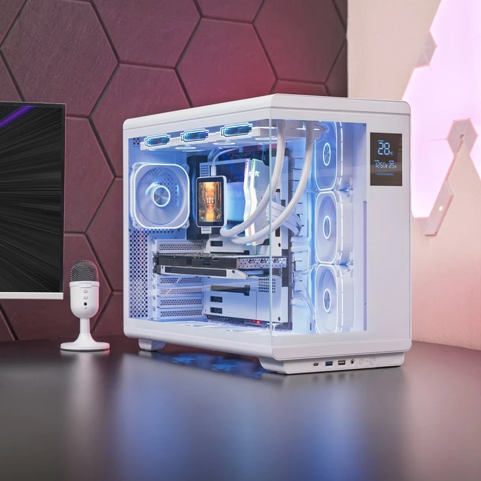 Mars Gaming MC-REVPRO White, Glasfenster