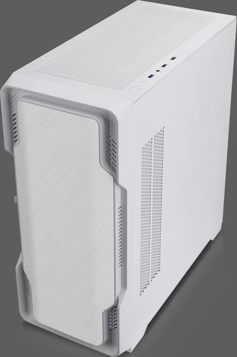 Nanoxia DS-9G ARGB White, weiß, Glasfenster