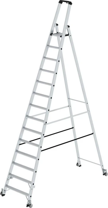 Günzburger Steigtechnik Alu Stufen-Schiebeleiter (0411..)