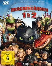 Drachenzähmen leicht gemacht Box (Filme 1-2) (3D) (Blu-ray)