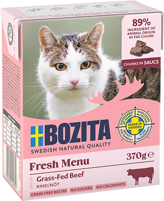 Bozita Häppchen in Soße mit Rind, 11.84kg (32x 370g)