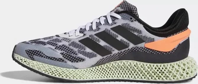 adidas 4D Run 1.0 cloud white/core black/signal coral