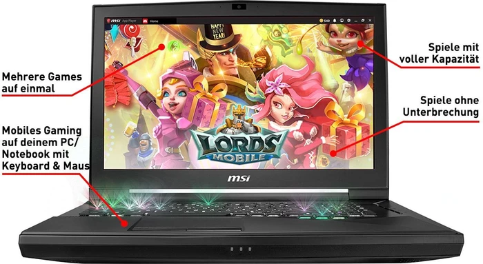 MSI GT75 Titan 10SG-480, Core i7-10875H, 64GB RAM, 1.02TB SSD, 1TB HDD, GeForce RTX 2080, DE