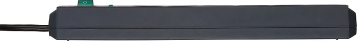 Brennenstuhl Eco-Line mit Schalter, 6-fach, 1.5m, anthrazit