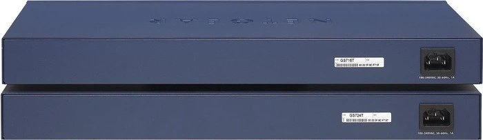 Netgear ProSAFE GS700 Rackmount Gigabit Smart Switch, 22x RJ-45, 2x RJ-45/SFP