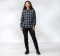 Fjällräven Övik Flannel Hemd langarm dark navy (Damen) Vorschaubild