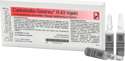 Dr. Reckeweg Carbobella-Gastreu R43 Injekt Ampullen, 10 Stück