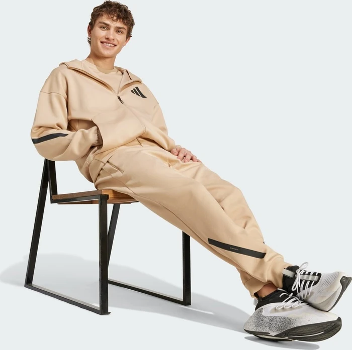 adidas Z.N.E. Zip Hoodie magic beige (Herren)