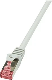 LogiLink PrimeLine Patchkabel, Cat6, S/FTP, RJ-45/RJ-45, 30m, grau