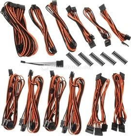 BitFenix Alchemy 2.0 BQT-DPP-Series Kabel Kit für Netzteile, schwarz/orange (BFX-ALC-BQTKO-RP)