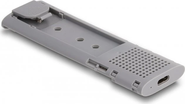 DeLOCK Externes Gehäuse für M.2 NVMe/SATA SSD, USB-C