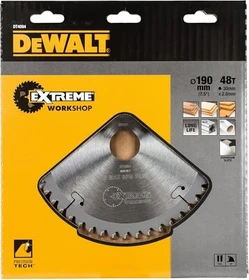 DeWalt DT4094 Extreme Kreissägeblatt 48Z, 190x1.8x30mm, 1 Stück